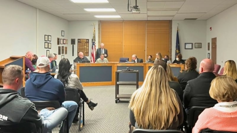 The Northwest Allen County School Board meets on Feb. 14, 2022.