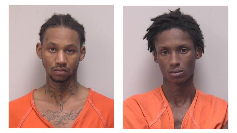Three suspects are in custody. Emin Johnson (right), 20, and Zachary Love (left), 21, are...