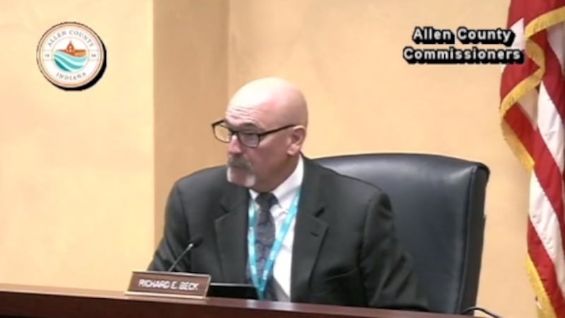 Allen County Commissioner Richard Beck talks about site selection