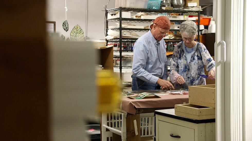 Greg Duncan and Emily Simpson of Sol Eye Glass