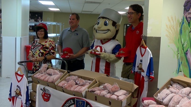 TinCaps donates 2,000+ pork meals to Community Harvest Food Bank