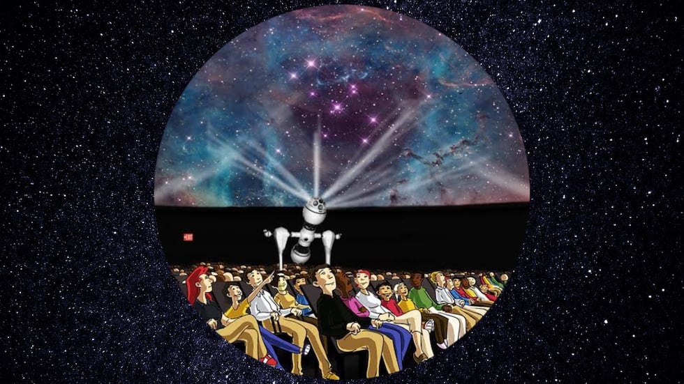 Artist's rending of Science Central's planetarium project.