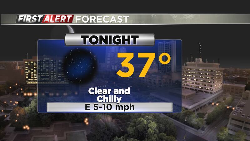 Clear and cold weather continues tonight