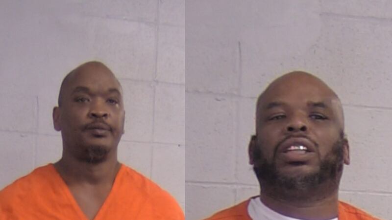 From left, William Walker and Aubrey Walker are accused of fraudulently using company accounts...